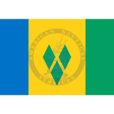Saint Vincent & Grenadines Courtesy Country Flag